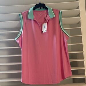 NWT Sport Haley Women's Taylor Sleeveless Golf Polo ; Sz: XXL